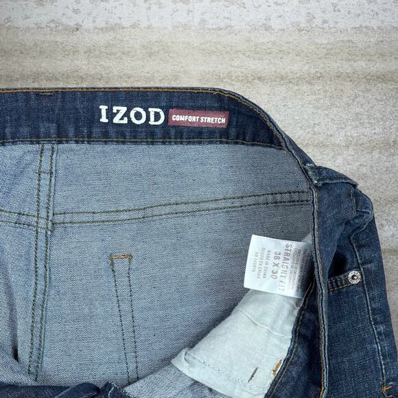 Vintage Izod Jeans Dark Wash Comfort Stretch Relaxed Fit Denim Y2K - Picture 4 of 4